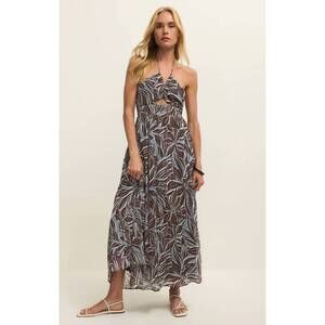 ariana floral midi dress z supply The Ariana Midi Dress